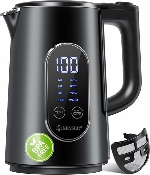 KESSER® Waterkoker van roestvrij staal, 1,7 liter, led-displ, Huis en Inrichting, Woonaccessoires | Overige, Verzenden
