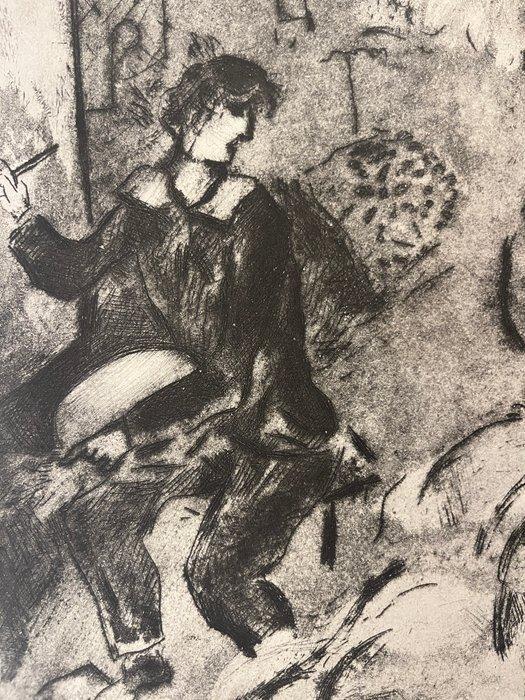 Marc Chagall (1887-1985) - Lapparition (1957) Original, Antiek en Kunst, Kunst | Tekeningen en Fotografie