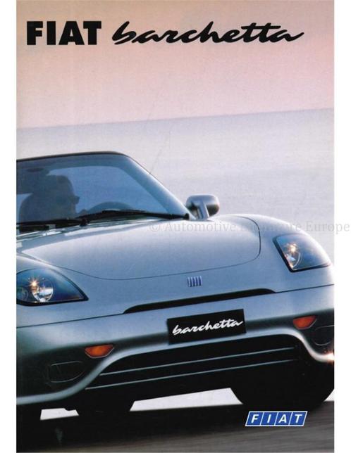 1998 FIAT BARCHETTA BROCHURE NEDERLANDS, Boeken, Auto's | Folders en Tijdschriften