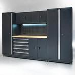 Datona Werkbank 160 cm met bovenkast, smalle zijkast en, Ophalen of Verzenden, Nieuw