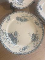 Sarreguemines, U&C Sarreguemine - Dessertservies (7) - ROYAT, Antiquités & Art