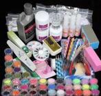 Nagel nep nagels kit starterspakket nepnagels set gel acryl, Handtassen en Accessoires, Verzenden, Nieuw