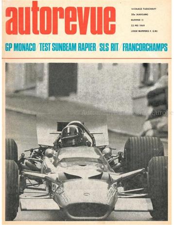 1969 AUTO REVUE MAGAZINE 11 NEDERLANDS