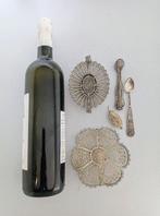 Filigree Fruits, Baskets, Tongs and 6 Spoons - Personnage, Antiek en Kunst