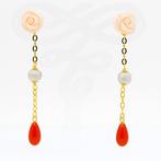 Zonder minimumprijs - Oorbellen Zilver Koraal - Koraal