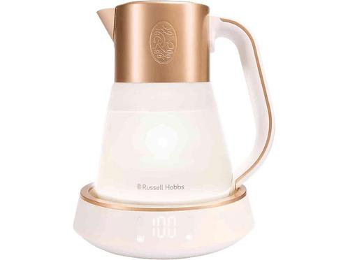 Russell Hobbs -  Calm Waterkoker - Wit, Elektronische apparatuur, Waterkokers, Nieuw, Draadloos, 1 tot 2 liter, Verzenden