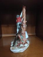 Capodimonte - sculptuur, Bambini e uccellini - 30 cm - Zacht