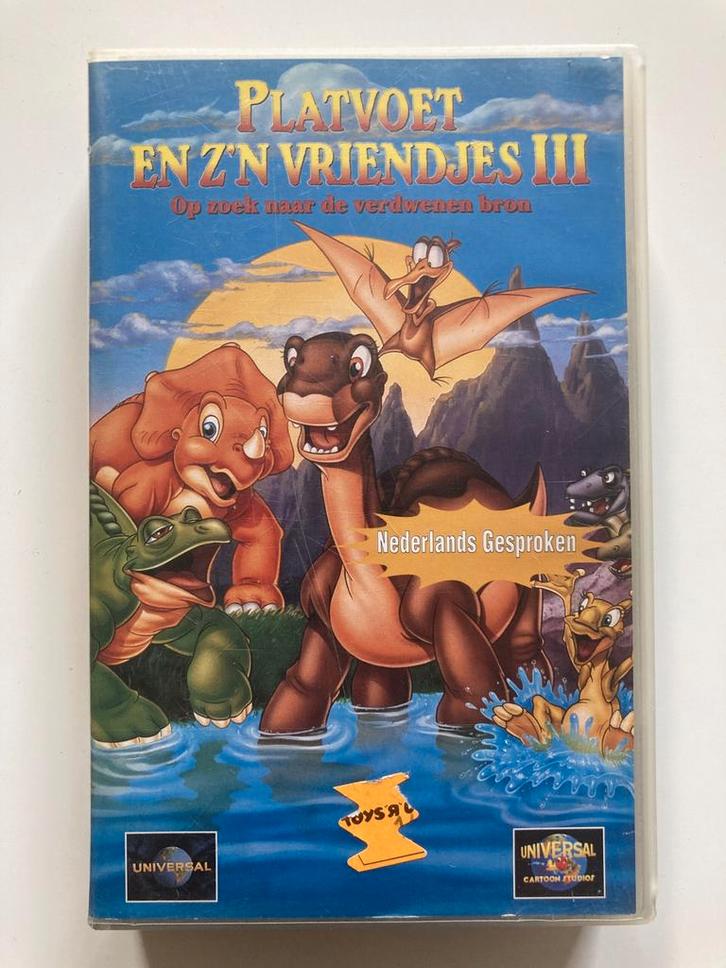 PLATVOET EN ZIJN VRIENDJES 3 (VHS), Cd's en Dvd's, VHS | Film, Gebruikt