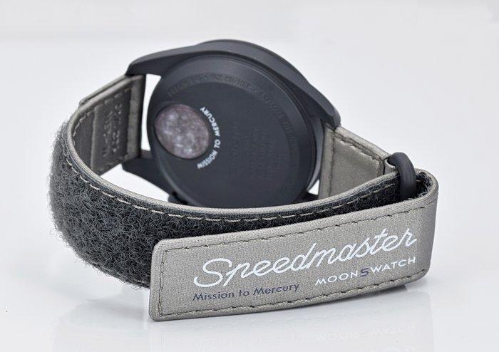 Omega x Swatch - MoonSwatch - Mission to Mercury - Zonder, Handtassen en Accessoires, Horloges | Heren