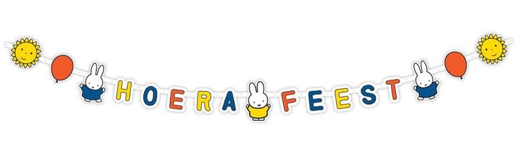 Nijntje Letterslinger 2,2m, Hobby en Vrije tijd, Feestartikelen, Nieuw, Verzenden