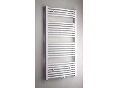 Veiling - Beaux handdoekradiator licht gebogen 60x120cm wit, Doe-het-zelf en Bouw, Verwarming en Radiatoren, Nieuw