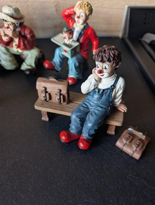 Gilde Clowns - Miniatuur beeldje (9) - Composiet, Antiek en Kunst, Antiek | Speelgoed