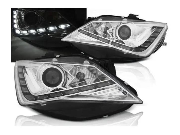 Seat Ibiza 6J Chrome LED koplamp units, Autos : Pièces & Accessoires, Éclairage, Envoi