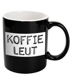Mok Koffieleut Zwart 12cm, Huis en Inrichting, Keuken | Servies, Nieuw, Verzenden