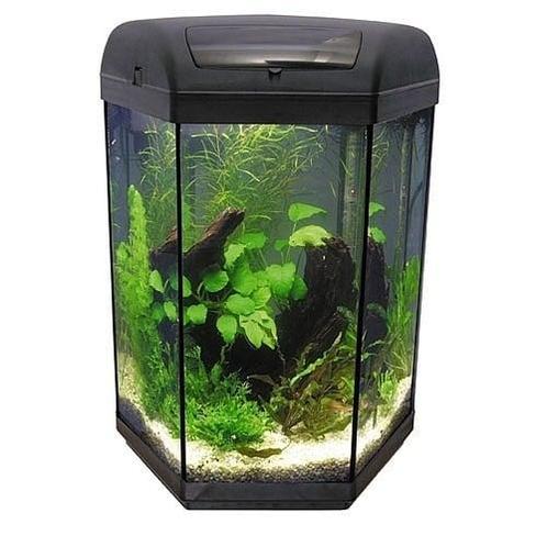 Osaka Hexagon aquarium  60ltr + LED (Osaka Cubes), Dieren en Toebehoren, Vissen | Aquaria en Toebehoren, Leeg aquarium, Nieuw