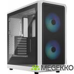 Fractal Design Focus 2 RGB White TG Clear Tint, Verzenden