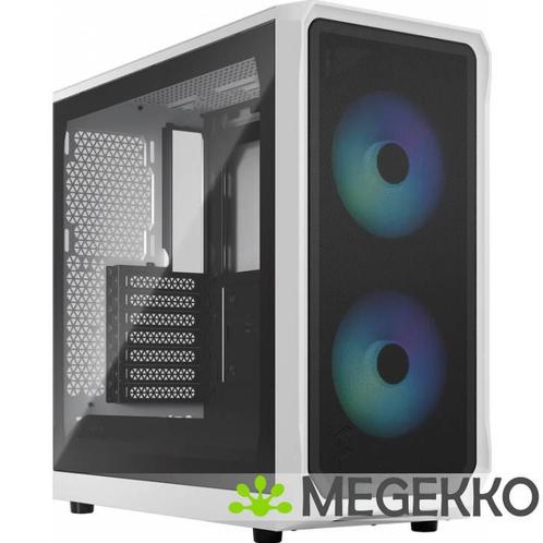 Fractal Design Focus 2 RGB White TG Clear Tint, Computers en Software, Computerbehuizingen, Nieuw, Verzenden