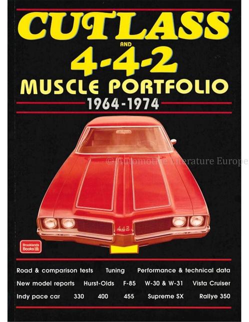 CUTLASS AND 4-4-2 MUSCLE PORTFOLIO 1964 - 1974, Livres, Autos | Livres