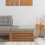 vidaXL Buiten Voetenbank Massief Acacia Hout Naturel, Tuin en Terras, Verzenden, Nieuw