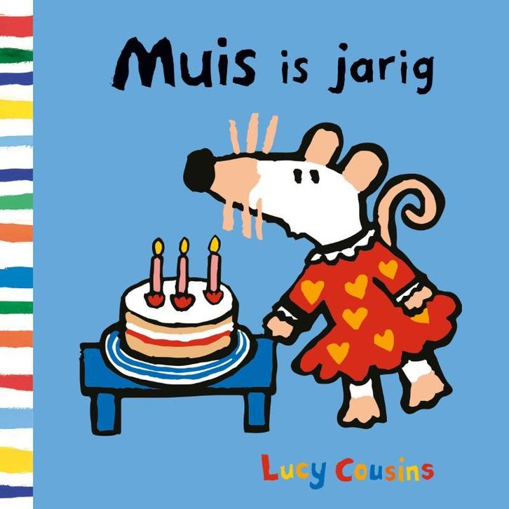 Muis is jarig / Muis 9789025879129 Lucy Cousins, Boeken, Kinderboeken | Baby's en Peuters, Zo goed als nieuw, Verzenden