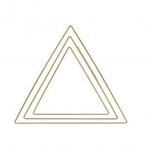Metalen ringen driehoek gesorteerd, elk 1x20cm, 25cm, 30cm,