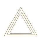 Metalen ringen driehoek gesorteerd, elk 1x20cm, 25cm, 30cm,, Huis en Inrichting, Nieuw