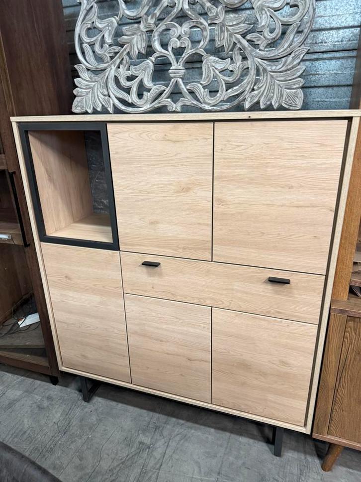 Helsinki highboard (nieuw, outlet), Huis en Inrichting, Kasten | Wandmeubels, Nieuw, Metaal, Overige materialen