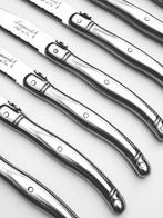 Laguiole - 12x Steak Knives - completely Stainless Steel -