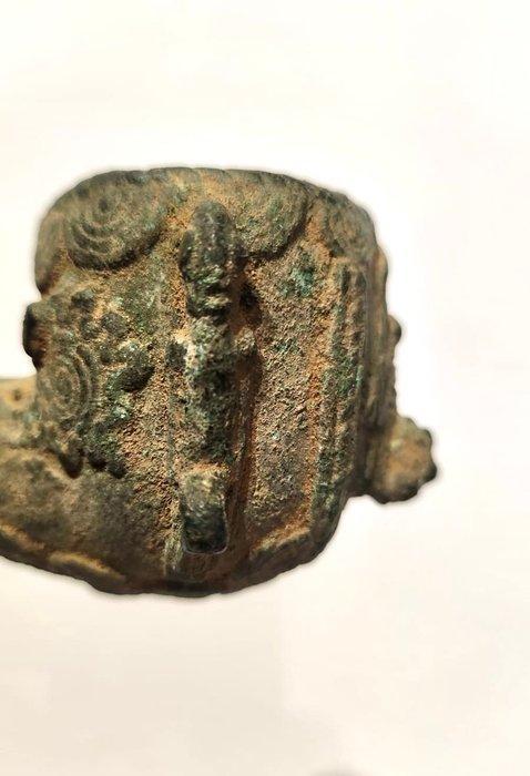 Bronzen pijp - Dogon - Mali (Zonder Minimumprijs), Antiek en Kunst, Kunst | Niet-Westerse kunst