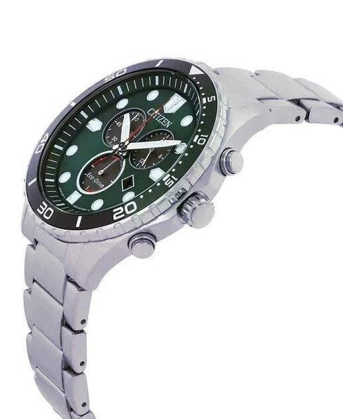 Citizen - Sport Chrono Special Edition Green 2025 - Eco, Handtassen en Accessoires, Horloges | Heren