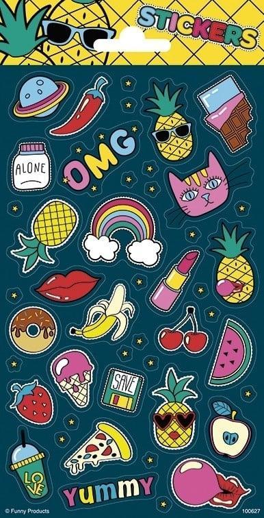 Ananas Stickers Glitter, Hobby & Loisirs créatifs, Articles de fête, Envoi