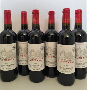2022 Château Le Comte Mallet - Bordeaux, Saint-Émilion Grand beschikbaar voor biedingen