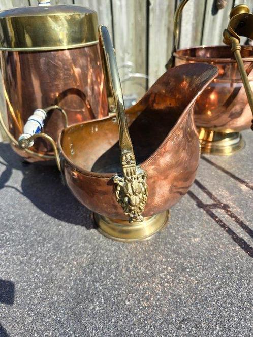 Decoratief ornament (5) - Doofpot, kolenkit, kolen emmer,, Antiek en Kunst, Curiosa en Brocante