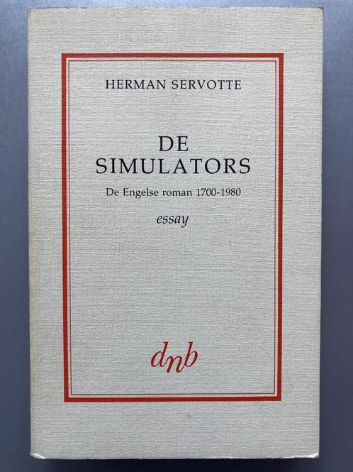 De simulators. De Engelse roman 1700-1980. Essay - Herman, Livres, Histoire mondiale, Envoi