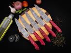 R.S Knives - Keukenmes - Koksmessen - Rood Pakka-houtplaten