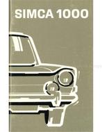 1975 SIMCA 1000 INSTRUCTIEBOEKJE NEDERLANDS