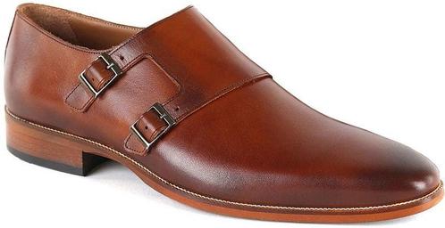 Suitable Double Monk Strap Schoen Cognac maat 44 Heren, Kleding | Dames, Schoenen, Nieuw, Verzenden