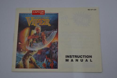 Viper (NES USA MANUAL), Consoles de jeu & Jeux vidéo, Consoles de jeu | Nintendo Consoles | Accessoires