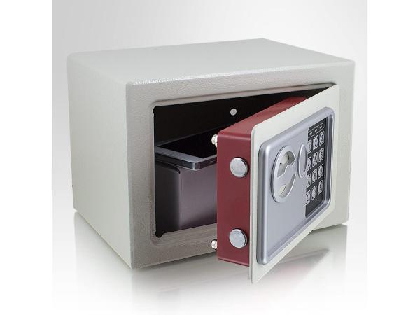 Veiling - Elektronische minikluis - Lichtgrijs, Huis en Inrichting, Overige Huis en Inrichting