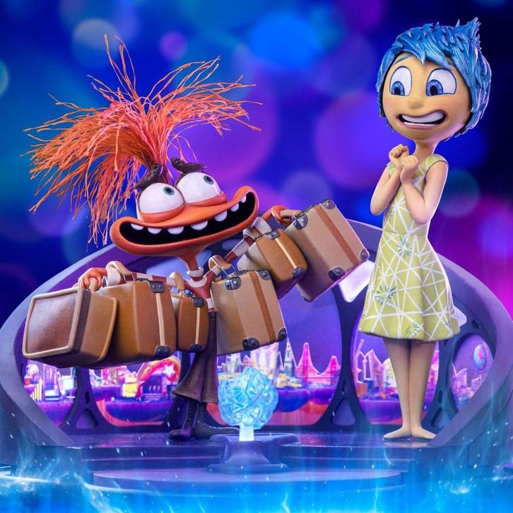 Inside Out 2 Deluxe Art Scale Statue 1/10 Joy and Anxiety 26, Verzamelen, Disney, Nieuw, Ophalen of Verzenden