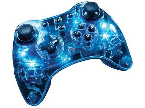 Wii U Pro Controller Afterglow (Wii U Accessoires), Games en Spelcomputers, Spelcomputers | Nintendo Wii U, Zo goed als nieuw