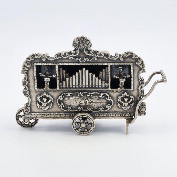 Argentor - Draaiorgel Groot model - Miniatuur figuur -, Antiek en Kunst, Antiek | Zilver en Goud
