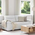 vidaXL 2-zitsbank wit 140 cm kunstleer, Huis en Inrichting, Verzenden, Nieuw