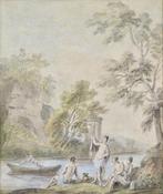 Jean-Baptiste Lallemand (1716-1803) - Baigneuses au bord