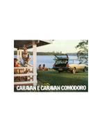 1981 CHEVROLET CARAVAN & CARAVAN COMODORO LEAFLET BRAZILIA.., Ophalen of Verzenden