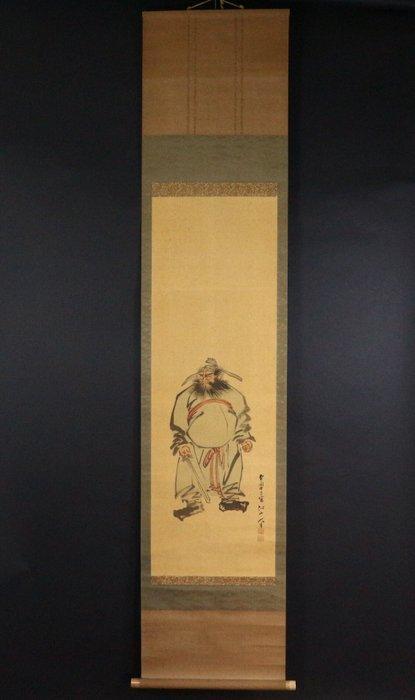 Paired Hangings – Shki le Chasseur de Démons et Daikokuten,, Antiek en Kunst, Antiek | Overige Antiek