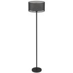 Staande lamp - Sfeervol - Voetschakelaar - Zwart, Huis en Inrichting, Ophalen of Verzenden, Nieuw, Stof, Modern