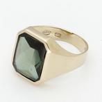 Ring - 14 karaat Geel goud - Spinel, Handtassen en Accessoires, Ringen, Nieuw
