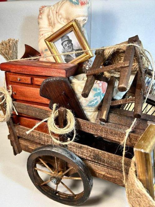 Presepe artigianale napoletano - Crèche - Carretto du 4 mai, Antiek en Kunst, Kunst | Niet-Westerse kunst