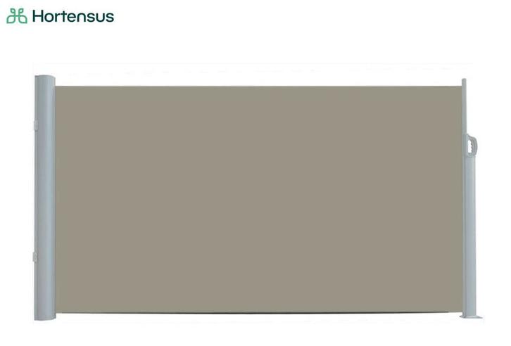 2dekans | Hortensus - Uitschuifbaar windscherm in antraciet, Tuin en Terras, Zonneschermen, Ophalen of Verzenden